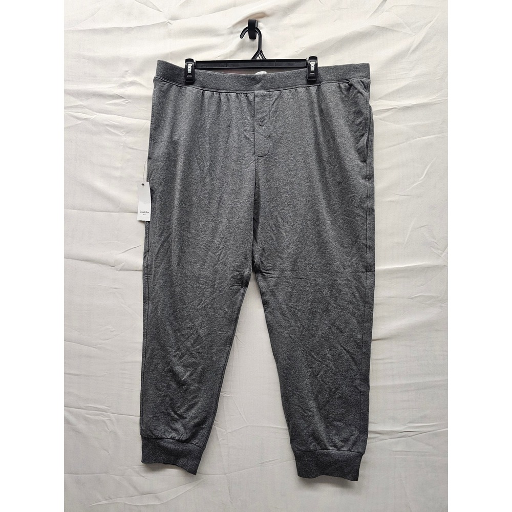 Goodfellow & Co Mens Knit Jogger Dark Gray Heather XXL Tapered Lounge Pants New